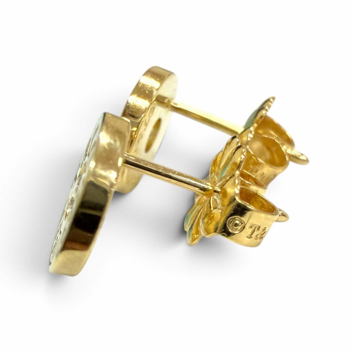 Excellent TIFFANY&Co. Pierce 1837 Circle Yellow Gold AU750 Women