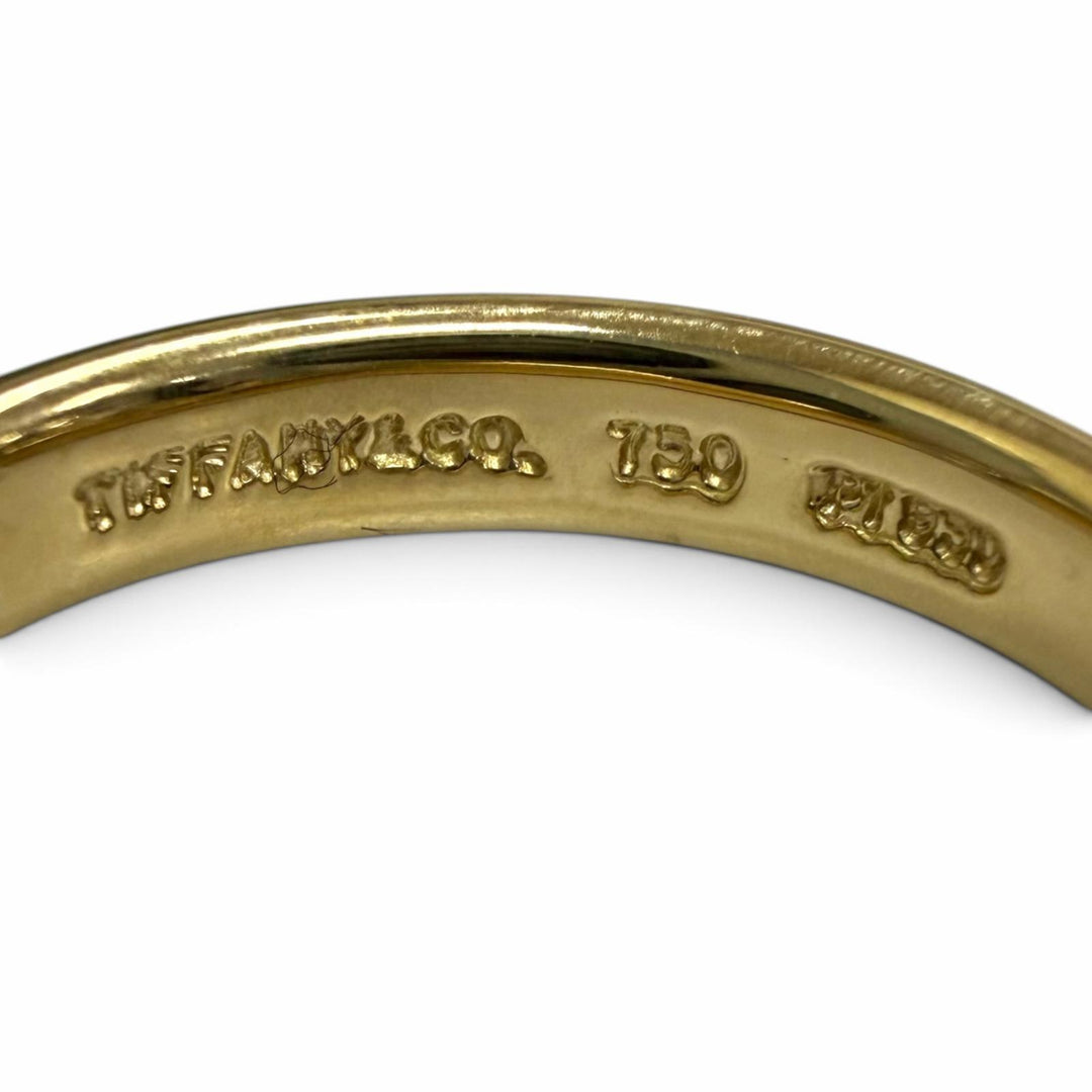 Excellent TIFFANY&Co. Ring ring 0.27 H VVS1 VG NONE T95266 Yellow Gold 750 Women
