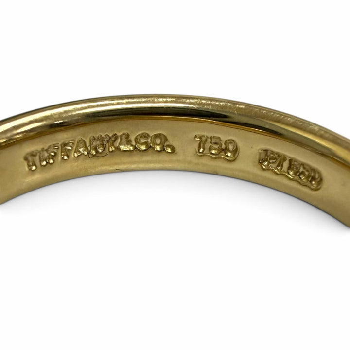 Excellent TIFFANY&Co. Ring ring 0.27 H VVS1 VG NONE T95266 Yellow Gold 750 Women