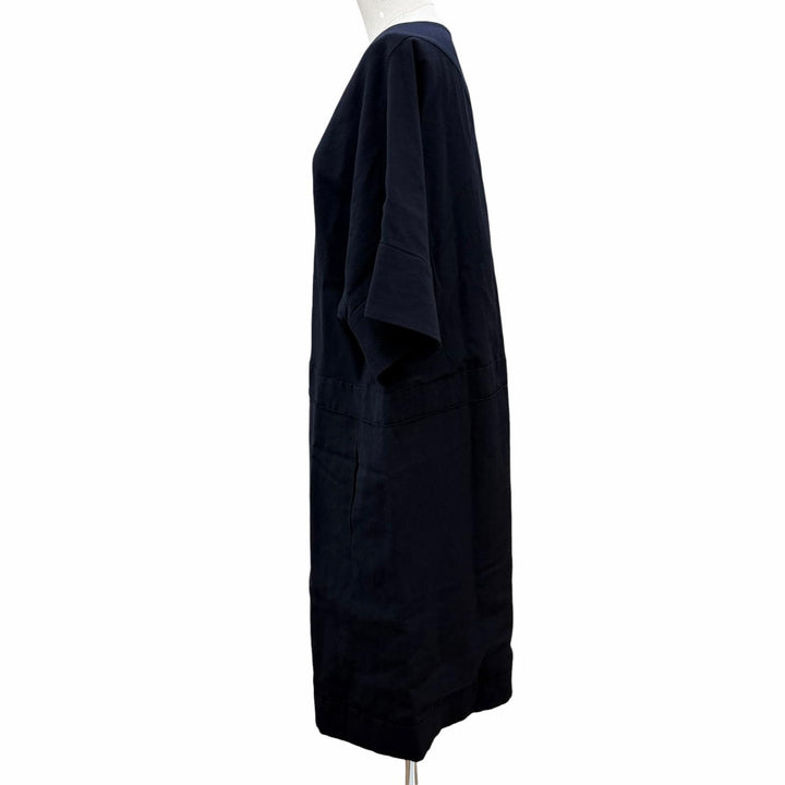 Great DRAWER one piece Dark navy linen Women 38 6599-299-5522