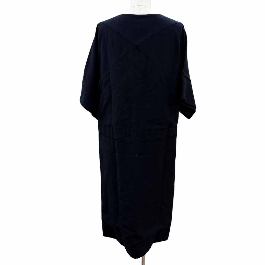 Great DRAWER one piece Dark navy linen Women 38 6599-299-5522