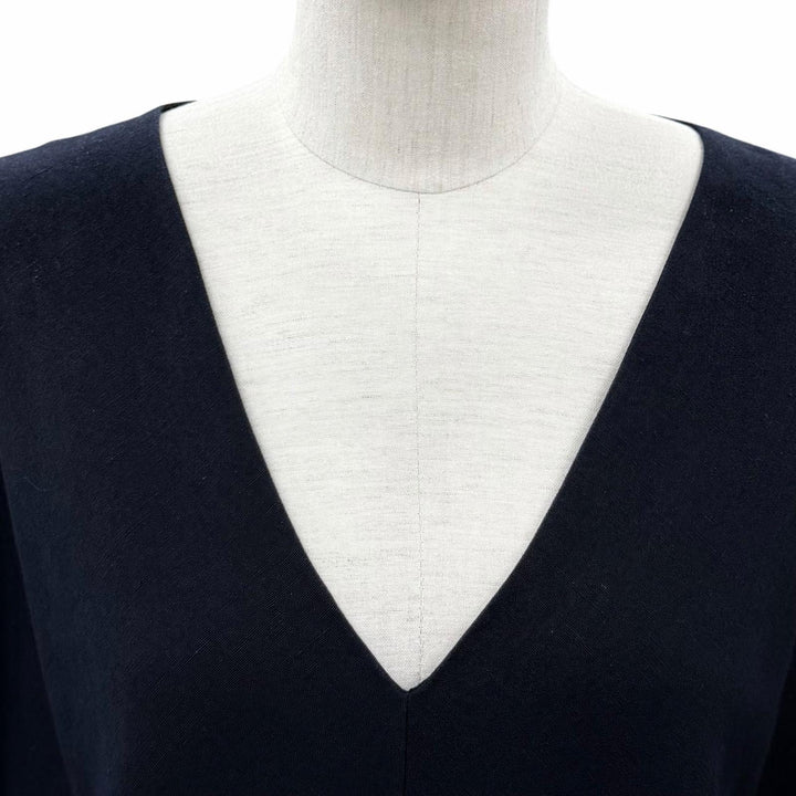 Great DRAWER one piece Dark navy linen Women 38 6599-299-5522