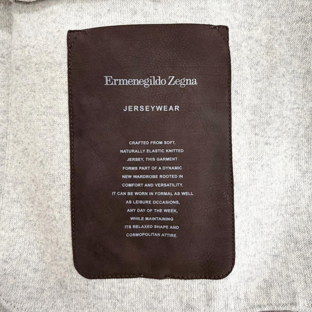 Excellent Ermenegildo Zegna Chester coat JERSEYWEAR Leather 48 4EBCS0
