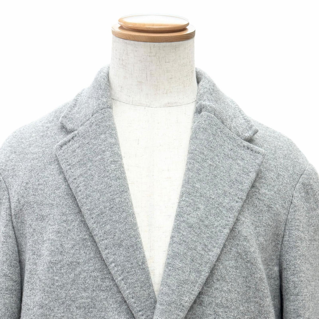 Excellent Ermenegildo Zegna Chester coat JERSEYWEAR Leather 48 4EBCS0