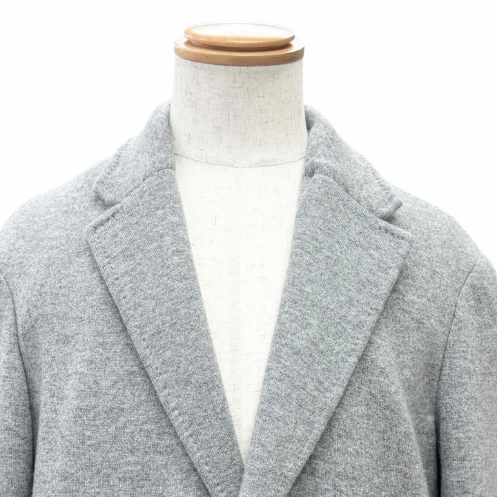 Excellent Ermenegildo Zegna Chester coat JERSEYWEAR Leather 48 4EBCS0