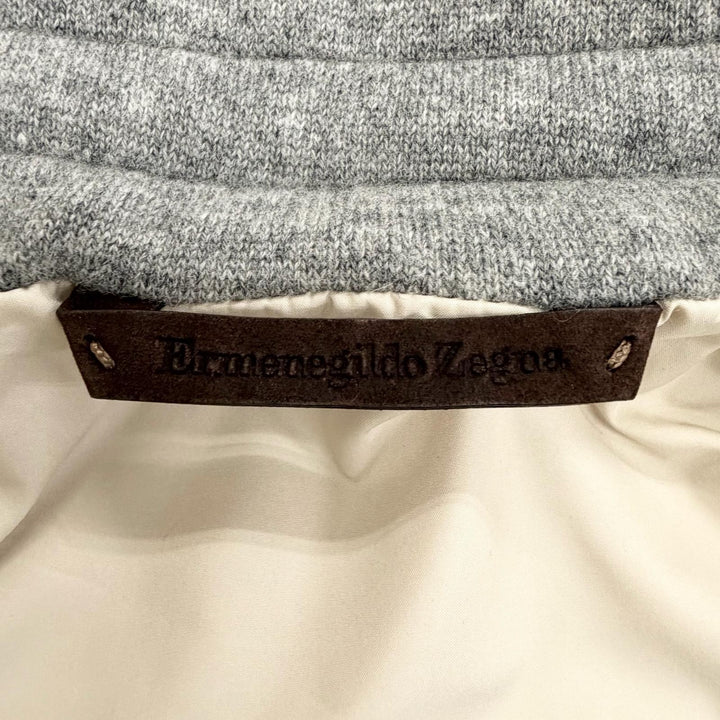 Excellent Ermenegildo Zegna Chester coat JERSEYWEAR Leather 48 4EBCS0