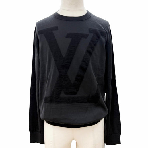 Pristine LOUIS VUITTON sweater Dark gray wool mens M