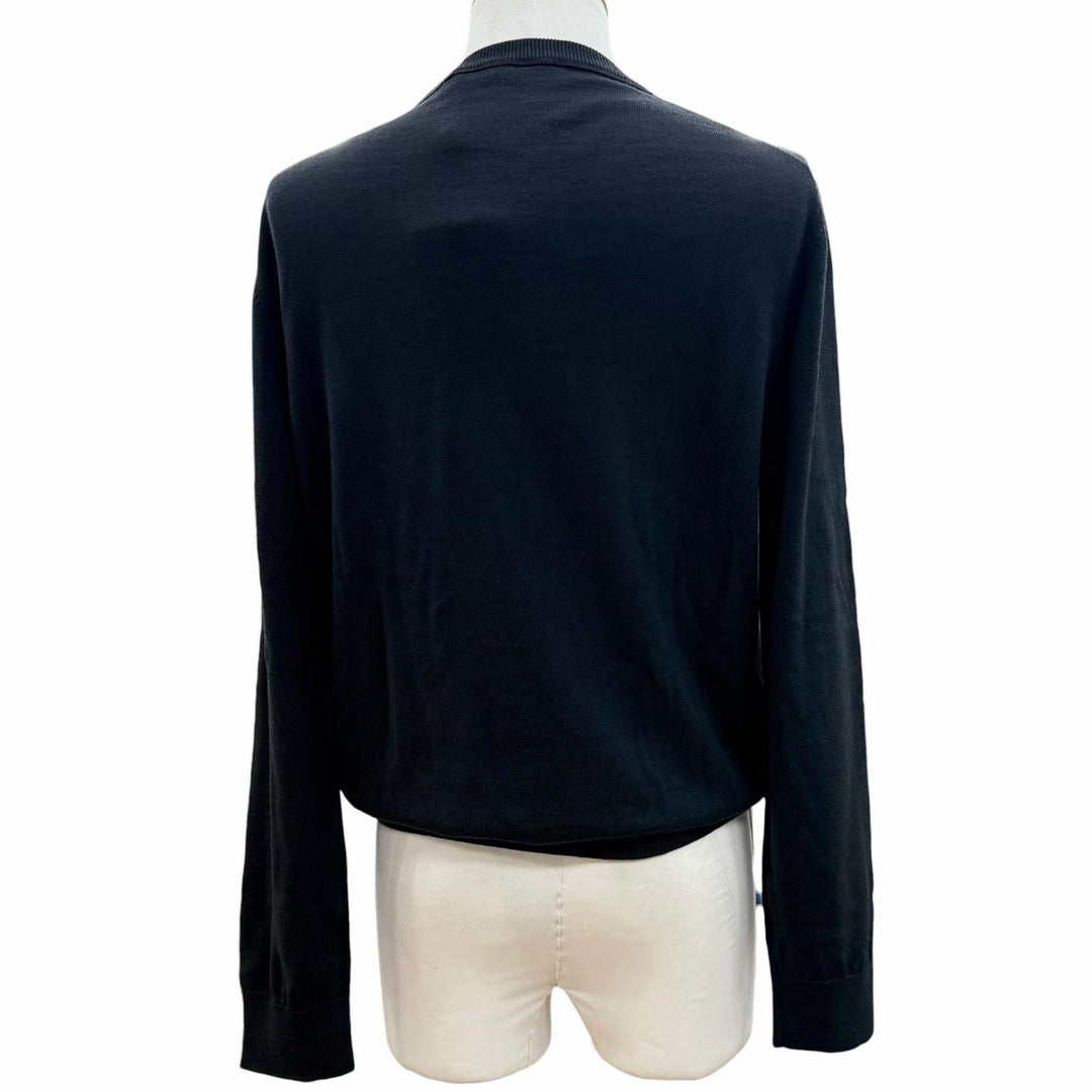 Pristine LOUIS VUITTON sweater Dark gray wool mens M