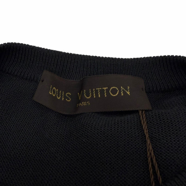 Pristine LOUIS VUITTON sweater Dark gray wool mens M
