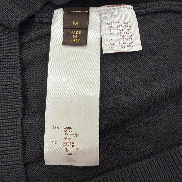 Pristine LOUIS VUITTON sweater Dark gray wool mens M