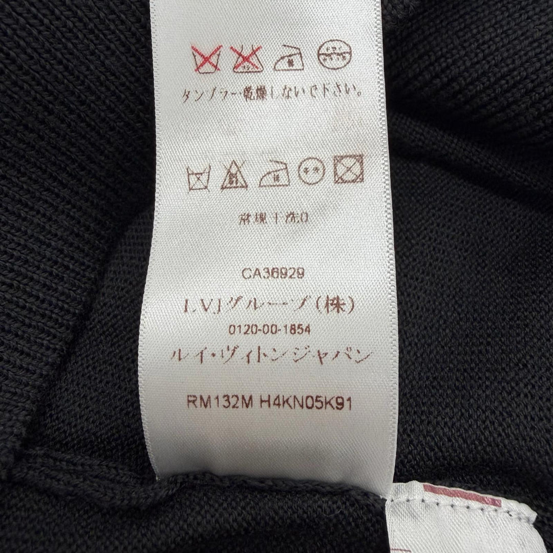 Pristine LOUIS VUITTON sweater Dark gray wool mens M