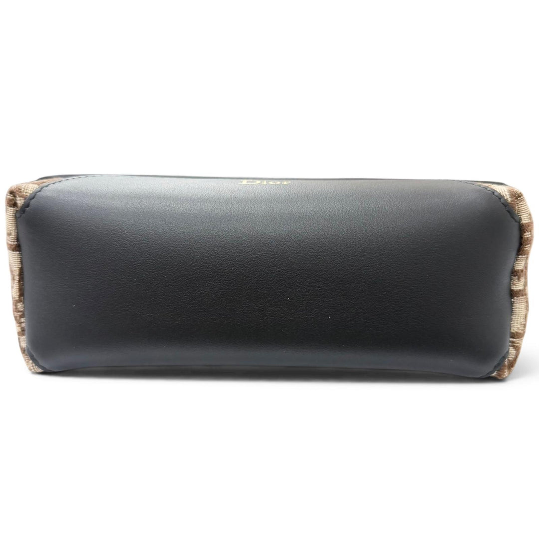 Pristine Dior HOMME Shoulder Bag Dior Jett1 Flap Messenger Bag Mini Oblique