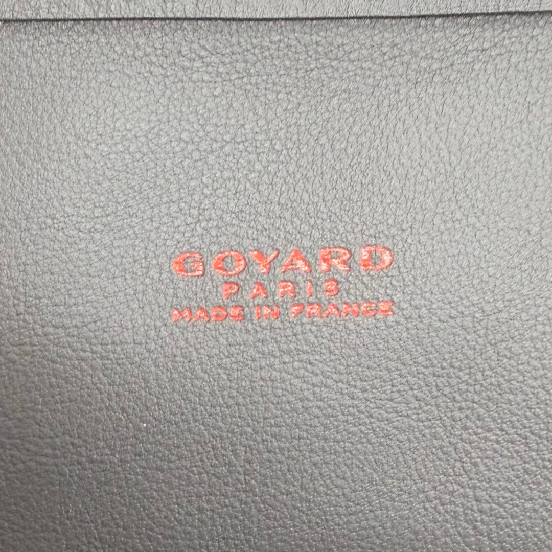 Excellent GOYARD Tote Bag Ange PM Tote Bag Leather accents, with pouch gray