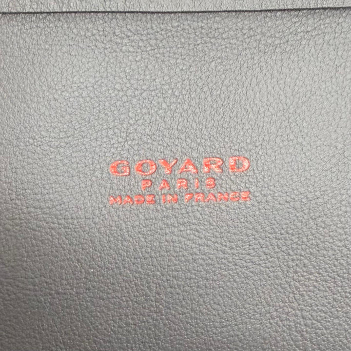 Excellent GOYARD Tote Bag Ange PM Tote Bag Leather accents, with pouch gray