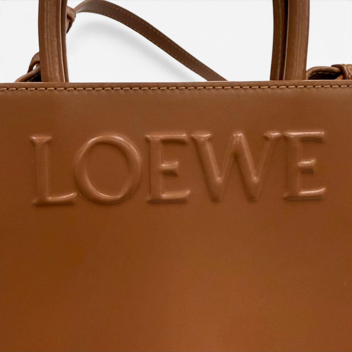 Very Good LOEWE Tote Bag Standard A5 tote Leather 2WAY Shoulder Bag A933S30X01
