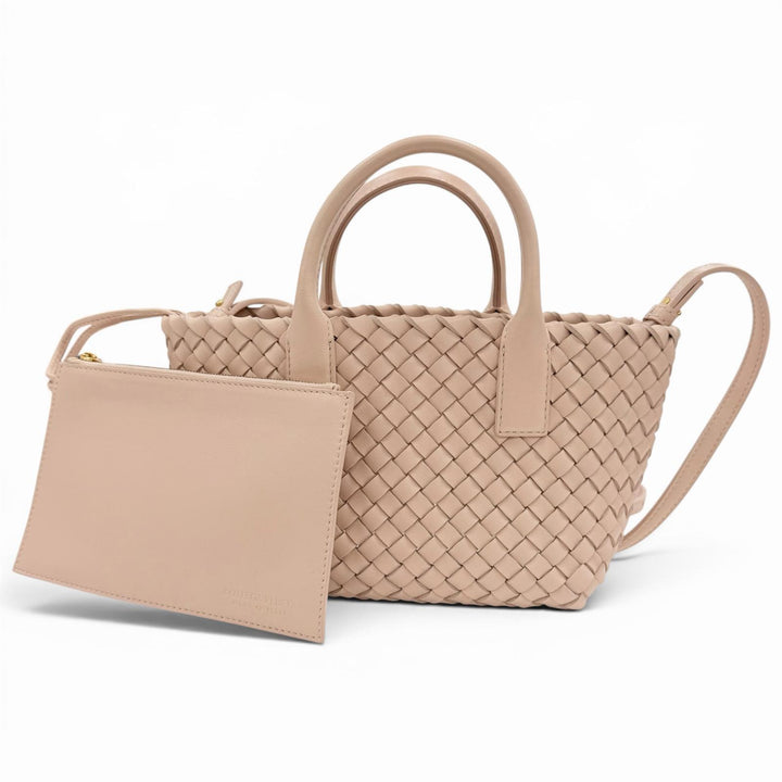 Excellent BOTTEGAVENETA Handbag INTRECCIATO Mini Caba lambskin Leather 781670