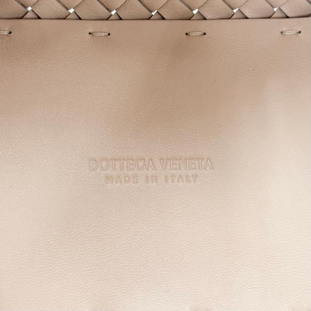 Excellent BOTTEGAVENETA Handbag INTRECCIATO Mini Caba lambskin Leather 781670