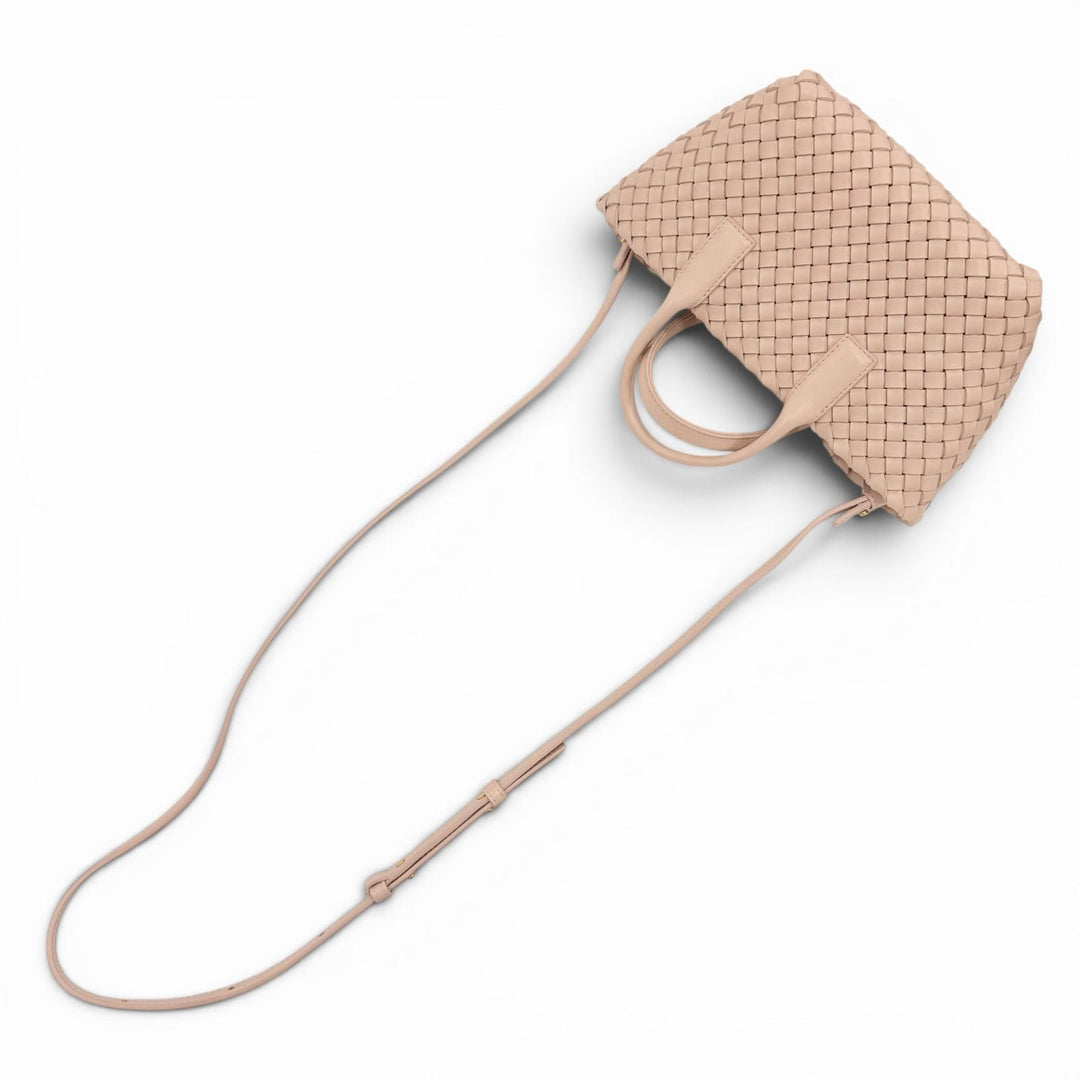 Excellent BOTTEGAVENETA Handbag INTRECCIATO Mini Caba lambskin Leather 781670