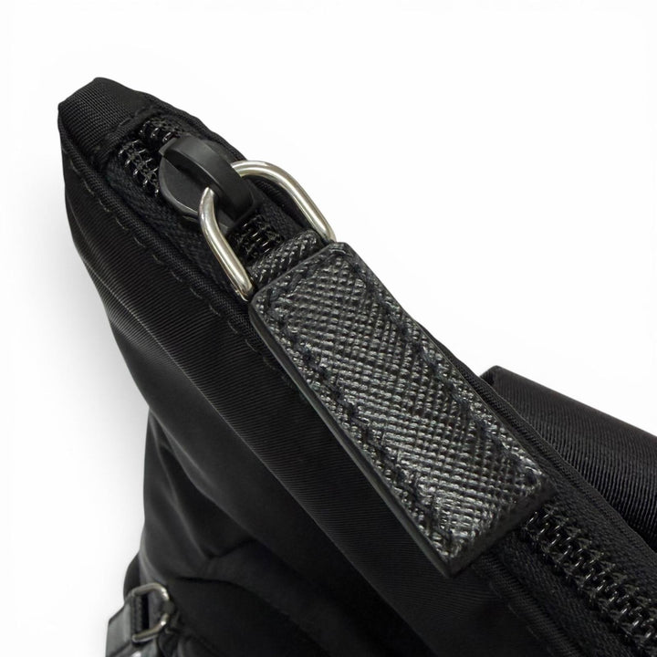 Excellent PRADA Tote Bag Re-Nylon 2-Way Backpack black recycled polyamide