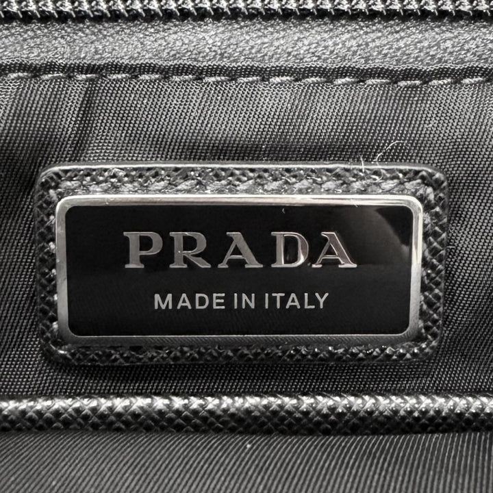 Excellent PRADA Tote Bag Re-Nylon 2-Way Backpack black recycled polyamide