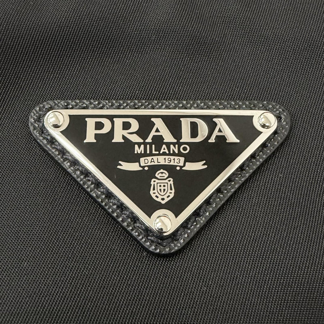 Excellent PRADA Tote Bag Re-Nylon 2-Way Backpack black recycled polyamide