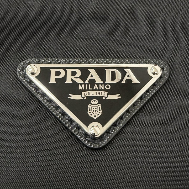 Excellent PRADA Tote Bag Re-Nylon 2-Way Backpack black recycled polyamide