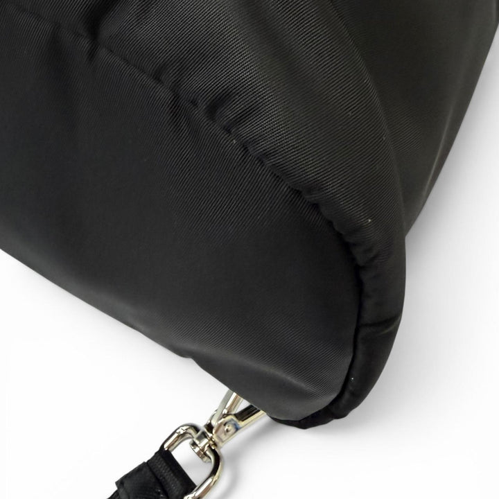 Excellent PRADA Tote Bag Re-Nylon 2-Way Backpack black recycled polyamide