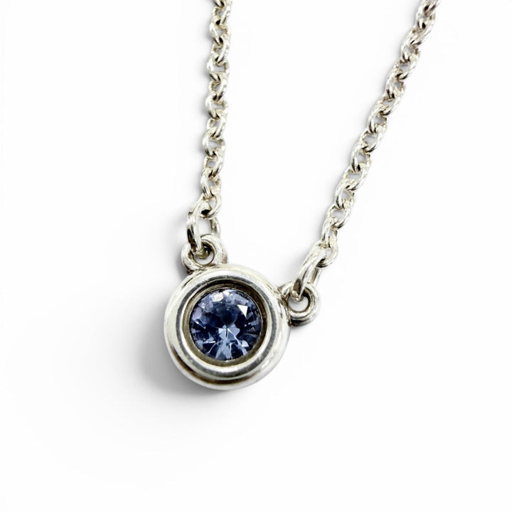 Great TIFFANY&Co. Color by the Yard Tanzanite Pendant Silver AG925 Women