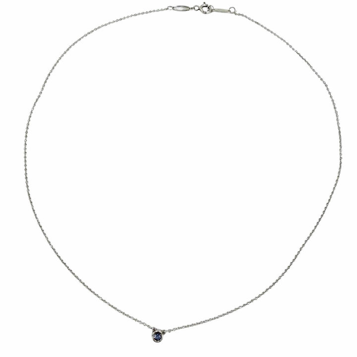 Great TIFFANY&Co. Color by the Yard Tanzanite Pendant Silver AG925 Women