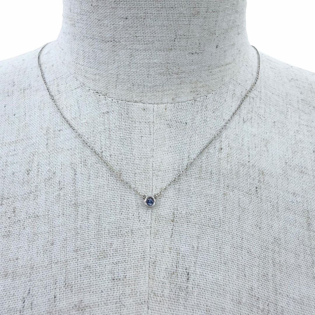 Great TIFFANY&Co. Color by the Yard Tanzanite Pendant Silver AG925 Women