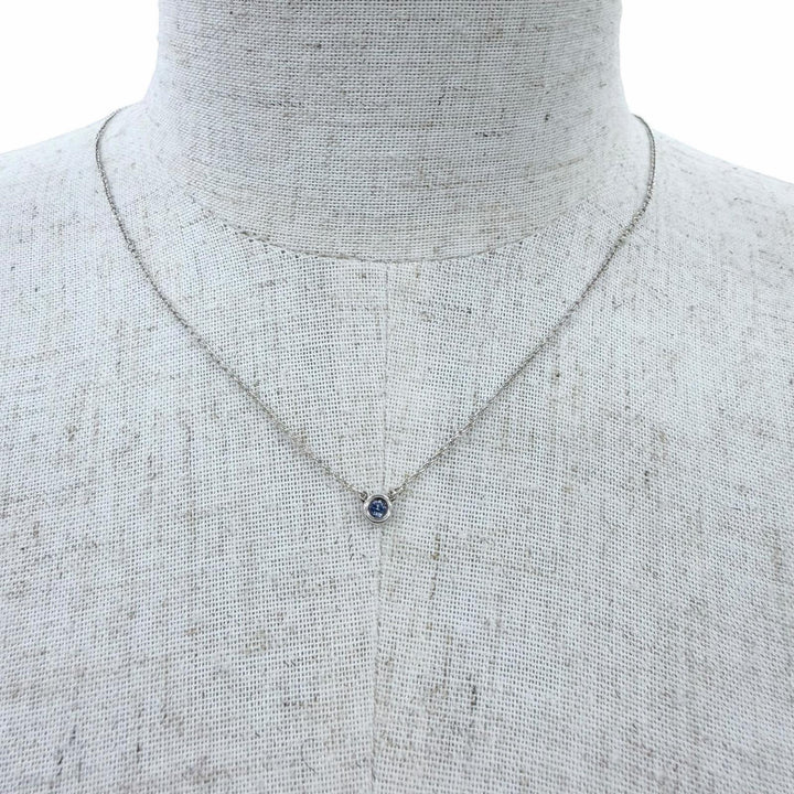 Great TIFFANY&Co. Color by the Yard Tanzanite Pendant Silver AG925 Women