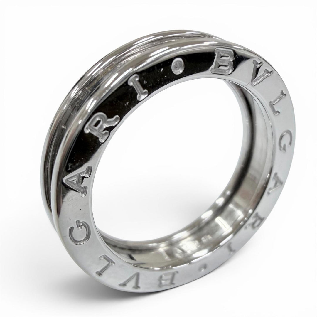 Excellent BVLGARI Ring ring B.zero1 1 band ring White gold 750 Women