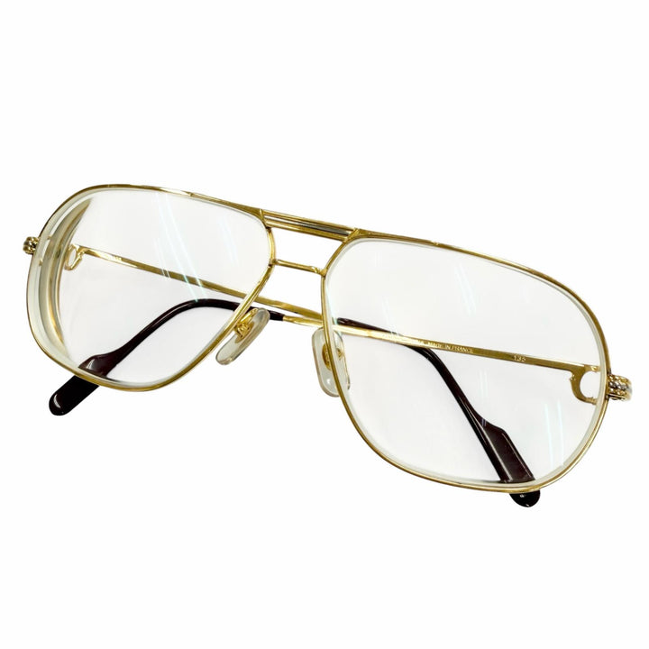 Very Good Cartier Glasses Trinity Two Bridges gold mens