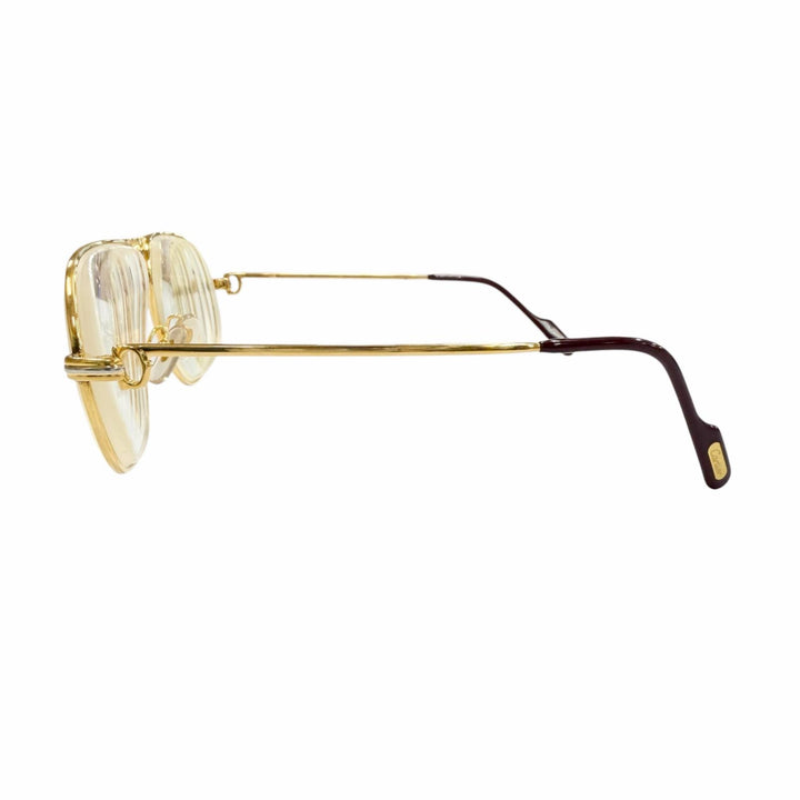 Very Good Cartier Glasses Trinity Two Bridges gold mens