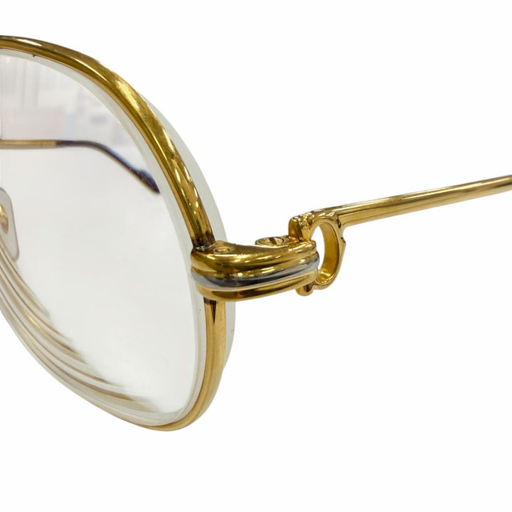Very Good Cartier Glasses Trinity Two Bridges gold mens