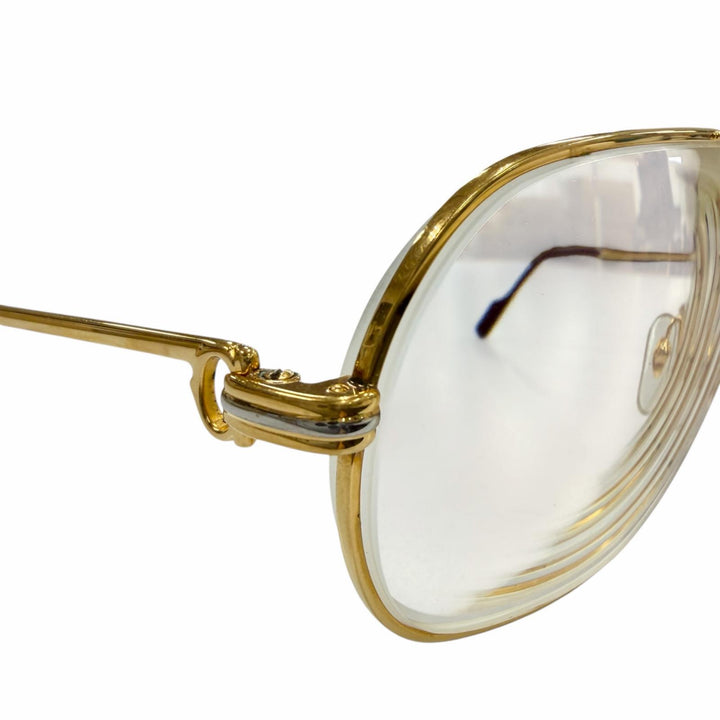 Very Good Cartier Glasses Trinity Two Bridges gold mens