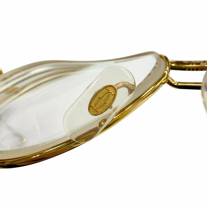 Very Good Cartier Glasses Trinity Two Bridges gold mens