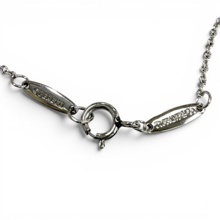 Great TIFFANY&Co. Necklace By the Yard 1P Diamond Necklace Platinum PT950 Women