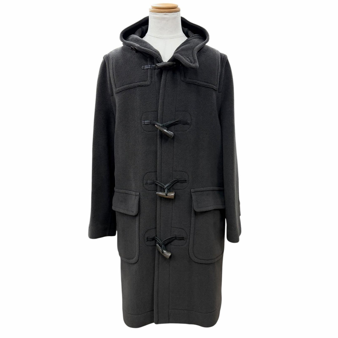 Very Good INVERTERE Duffel coat Old tag 90s toggle button Dark gray wool mens 38