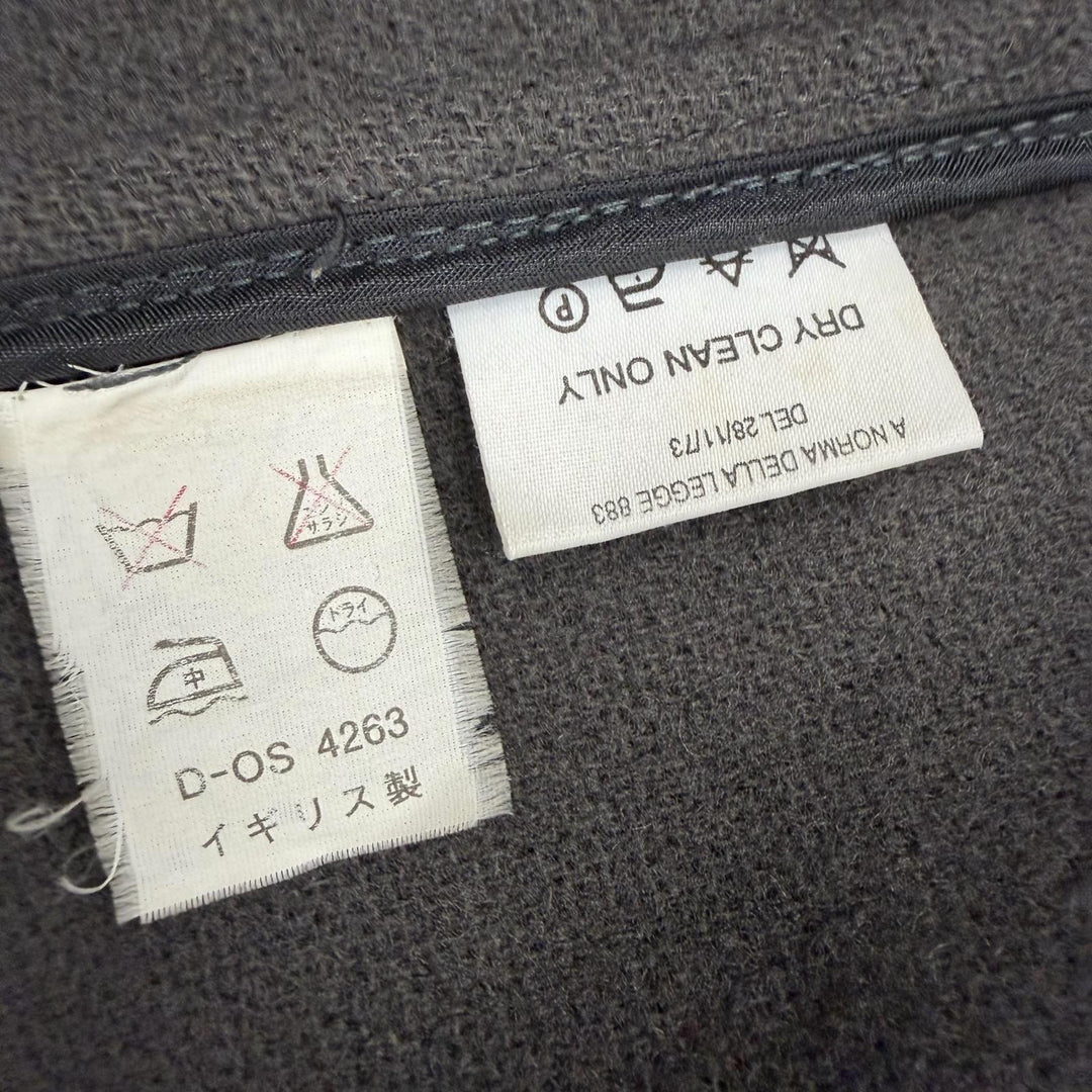 Very Good INVERTERE Duffel coat Old tag 90s toggle button Dark gray wool mens 38