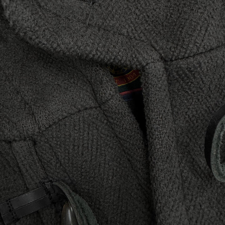 Very Good INVERTERE Duffel coat Old tag 90s toggle button Dark gray wool mens 38