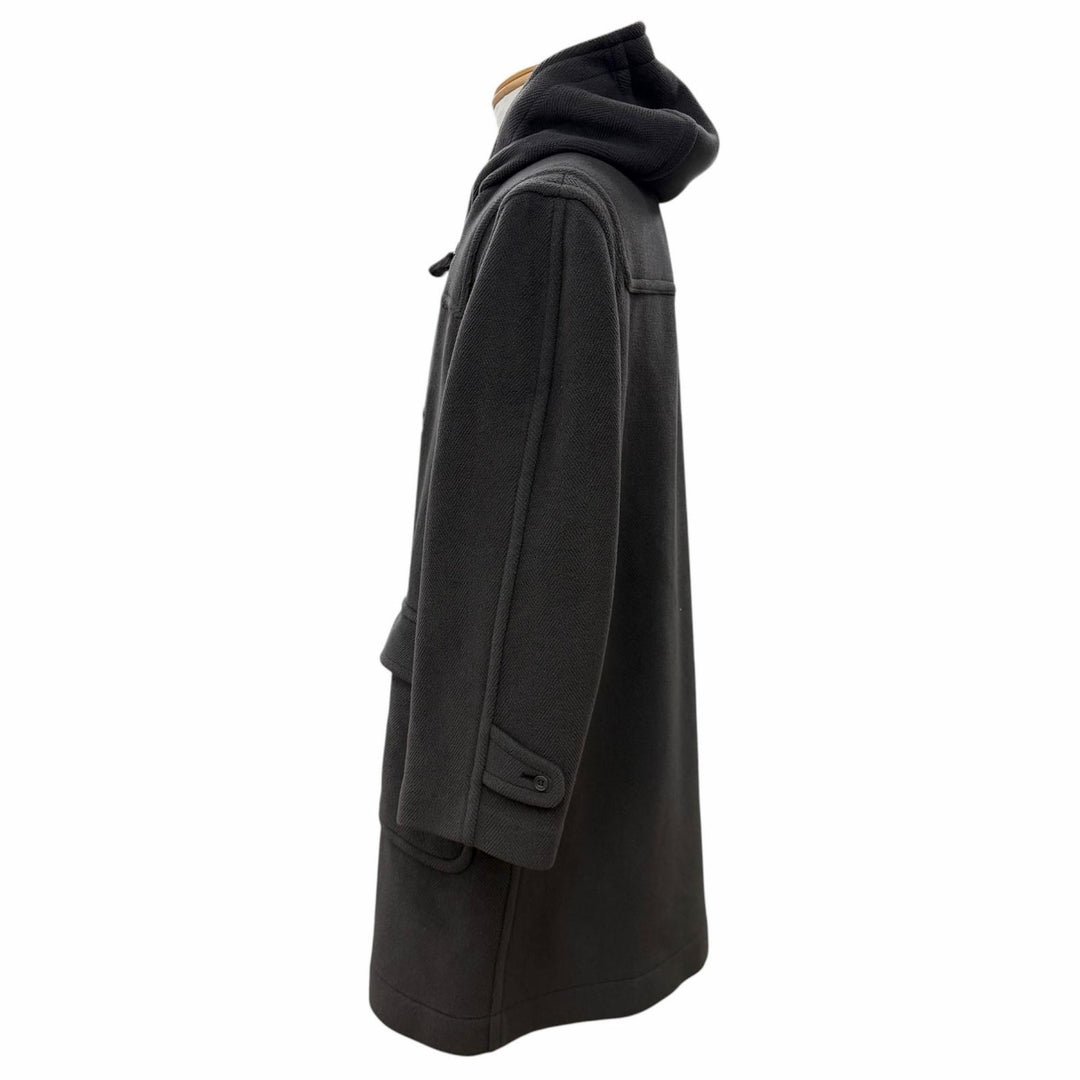 Very Good INVERTERE Duffel coat Old tag 90s toggle button Dark gray wool mens 38