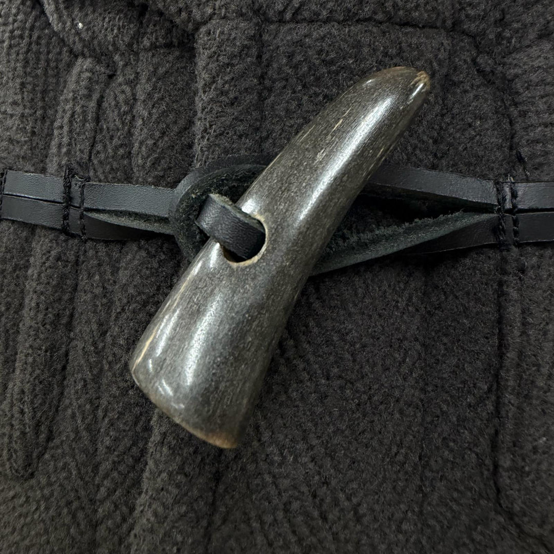 Very Good INVERTERE Duffel coat Old tag 90s toggle button Dark gray wool mens 38