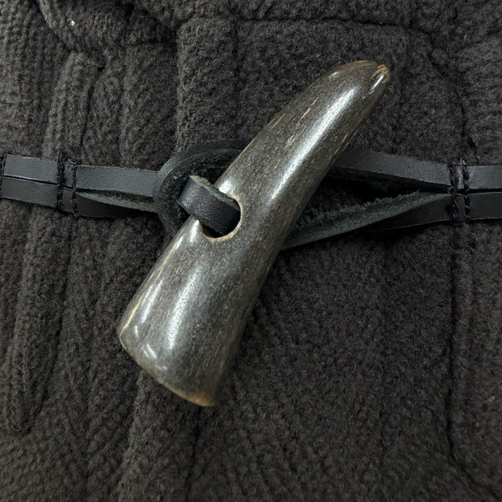 Very Good INVERTERE Duffel coat Old tag 90s toggle button Dark gray wool mens 38