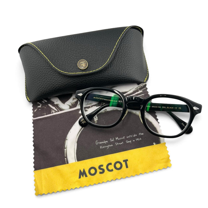Great MOSCOT Glasses LEMTOSH Boston type black mens