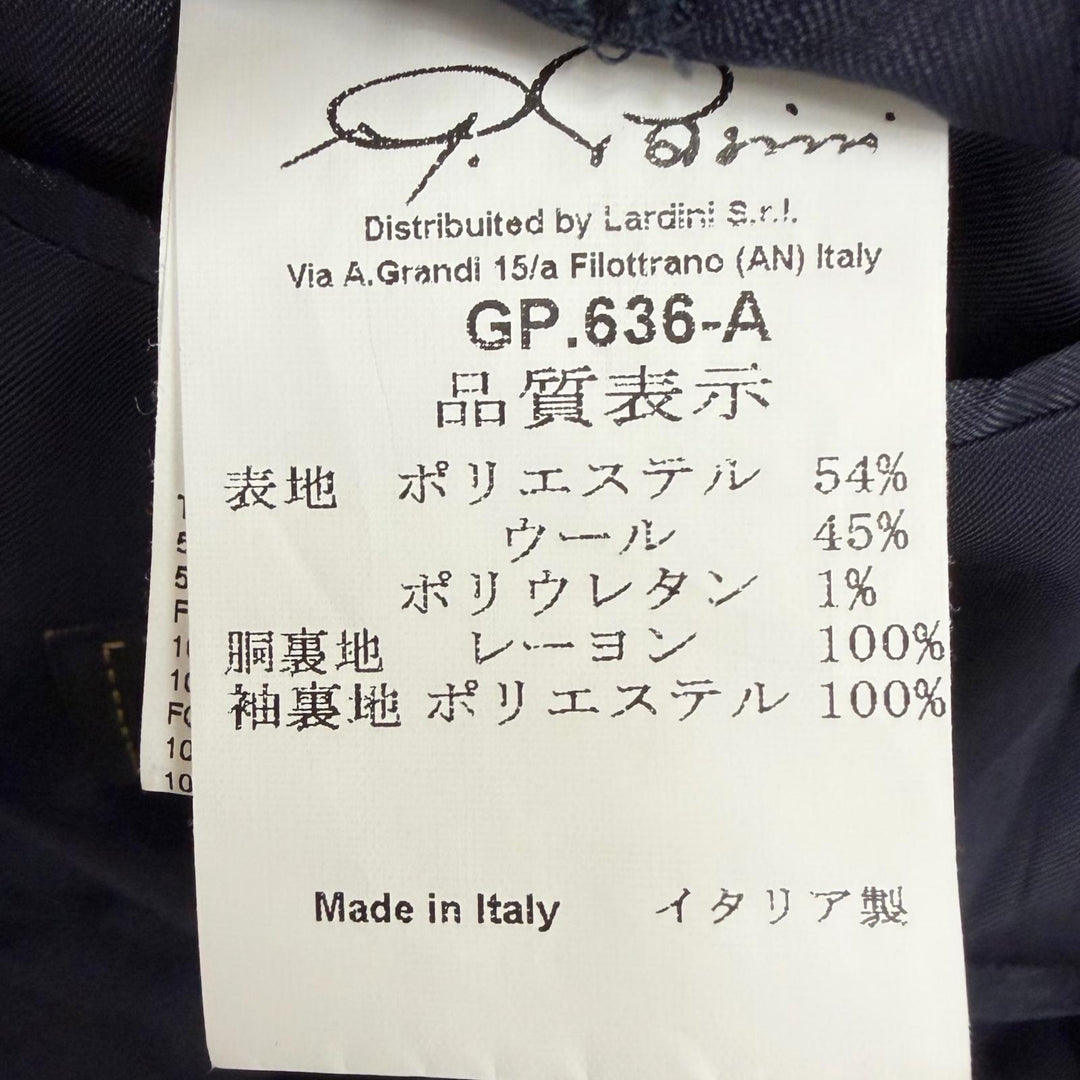 Excellent Gabriele Pasini suit Single Three-piece Navy mens 48
