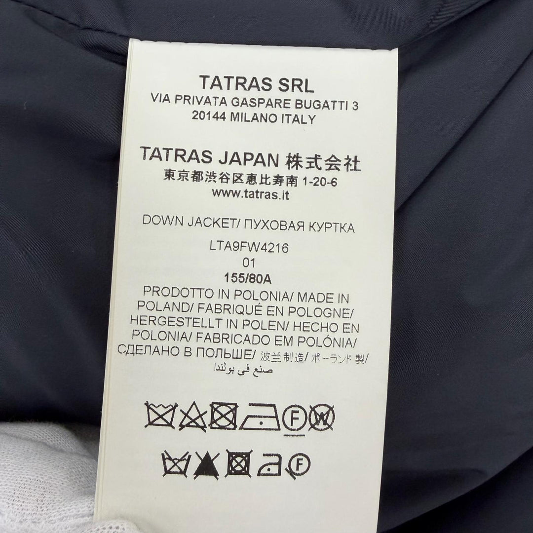Great TATRAS down coat NOBLE Dark navy wool Women LTA9FW4216