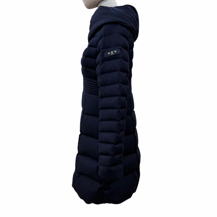 Great TATRAS down coat NOBLE Dark navy wool Women LTA9FW4216