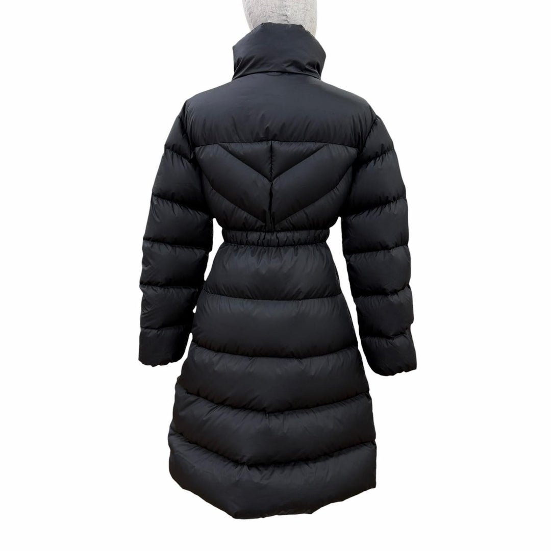 Great MONCLER down coat BROU Logo patch and belt included black Women 00