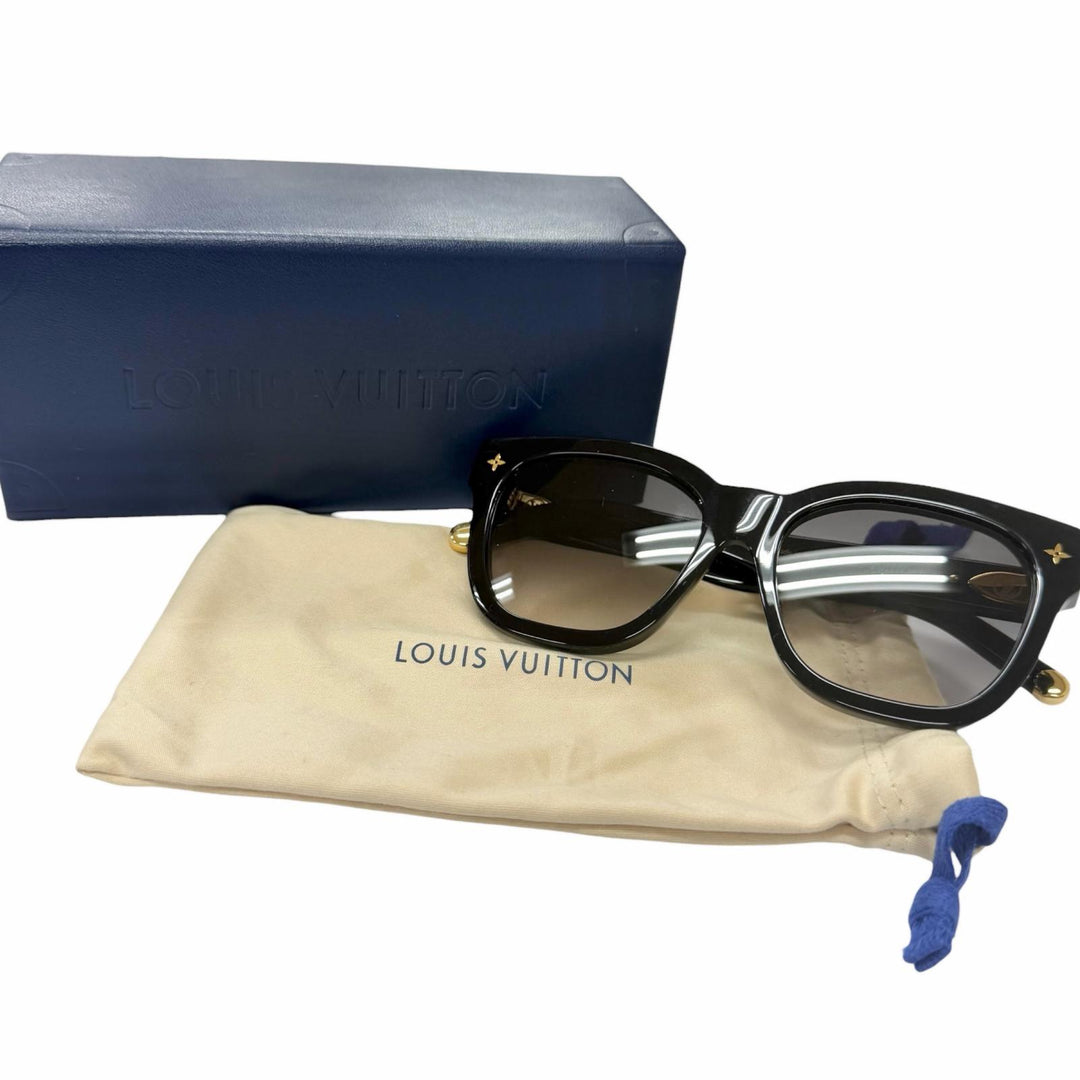 Great LOUIS VUITTON Sunglasses My Monogram Square black 54□17-143